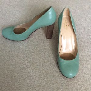 Kate Spade Tiffany blue heels, size 8.5, EUC